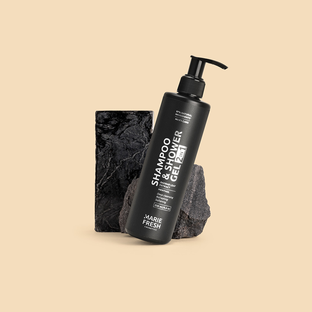 Men`s shampoo & shower gel 2 in 1