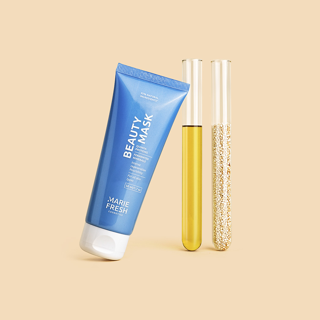 Б'юті-маска з протеїнами кіноа та ферментованими мінералами 