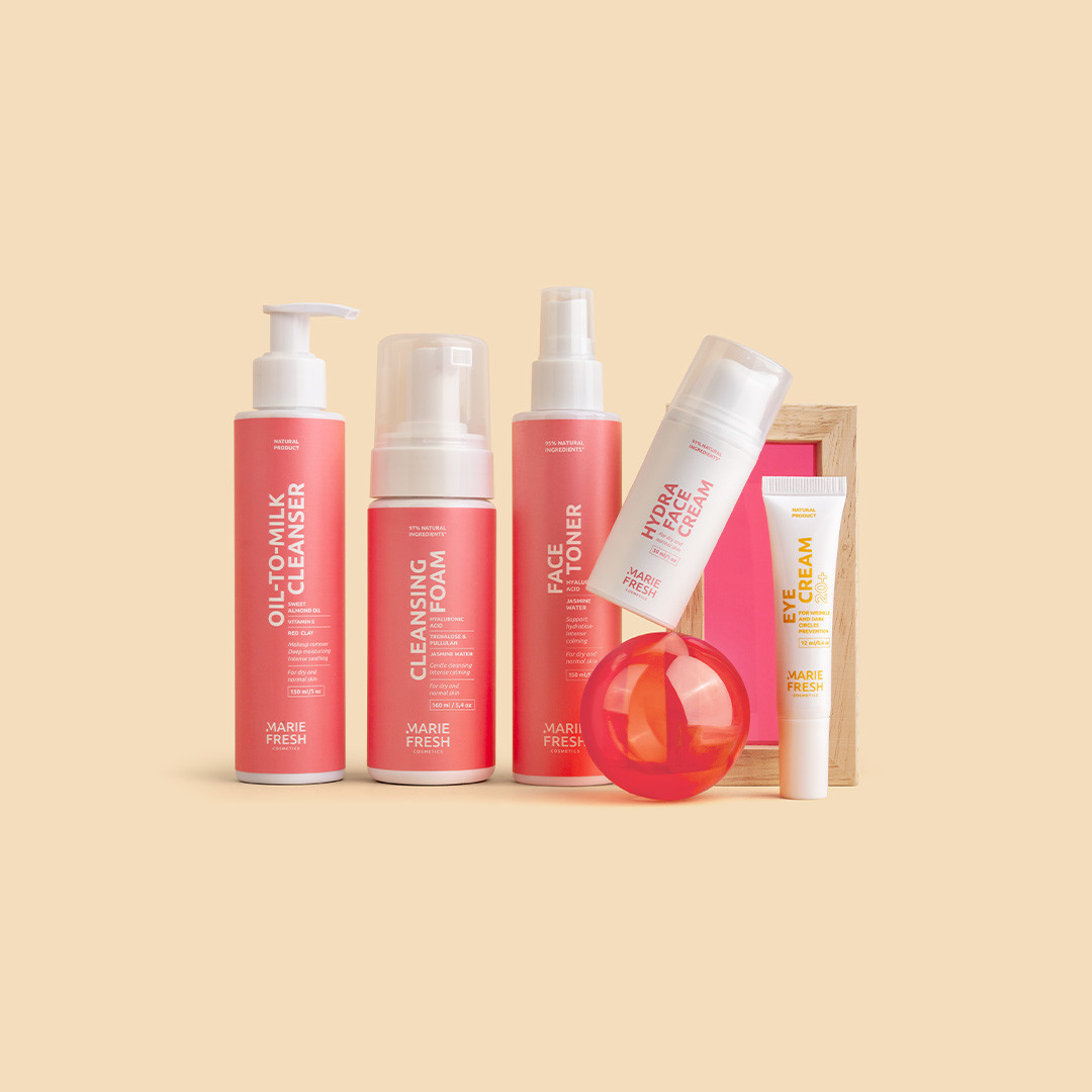 Комплексный уход за молодой сухой и нормальной кожей с пенкой