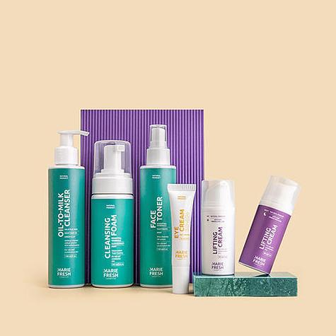 Комплексний догляд за зрілою жирною та комбінованою шкірою з пінкою