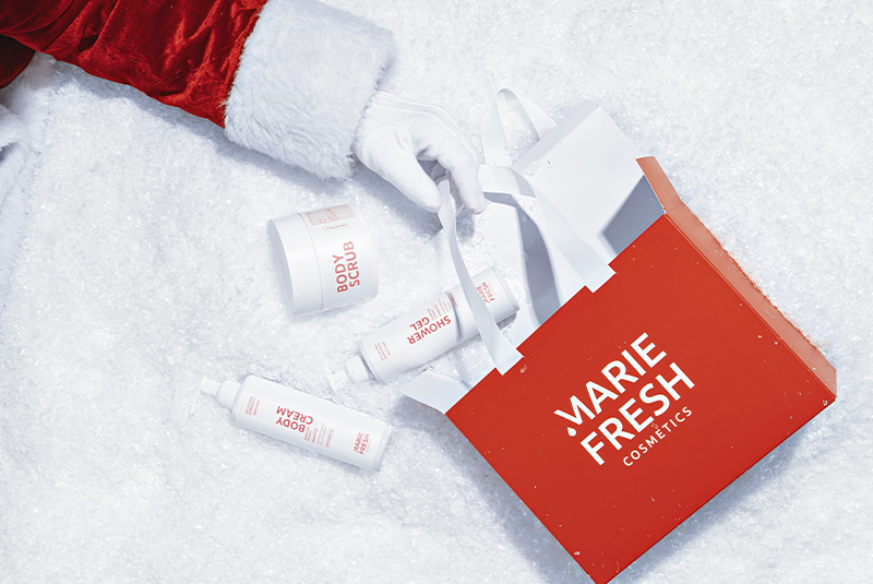 Подарункові набори до новорічних свят від Marie Fresh 