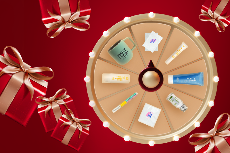 Новорічна лотерея Marie Fresh: подарунок у кожній коробці!