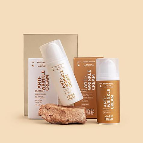 KREM PRZECIWZMARSZCZKOWY NA DZIEŃ + NA NOC do cery suchej i normalnej