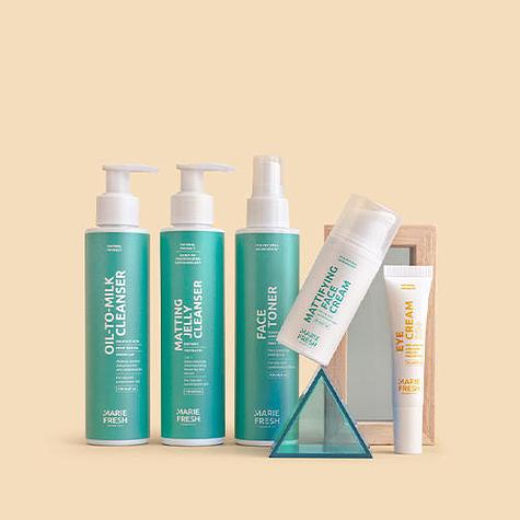 Комплексний догляд за молодою жирною та комбінованою шкірою з гелем