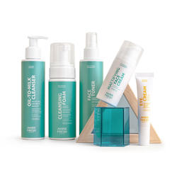 Сomprehensive care for young oily and combination skin with foam